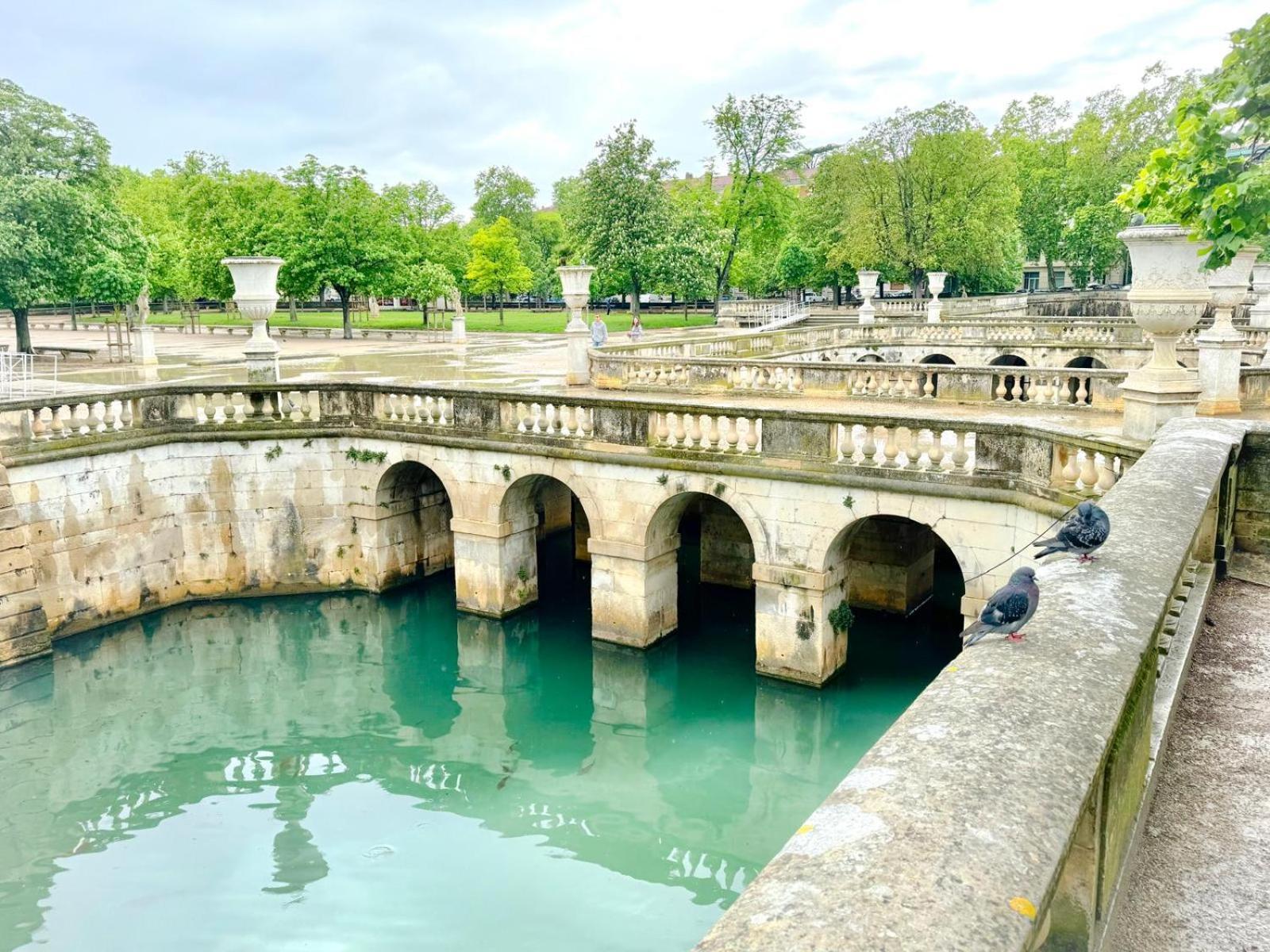 Au Coeur Du Centre Historique - Immeuble Classe - Terrasse - Climatise Nîmes Kültér fotó